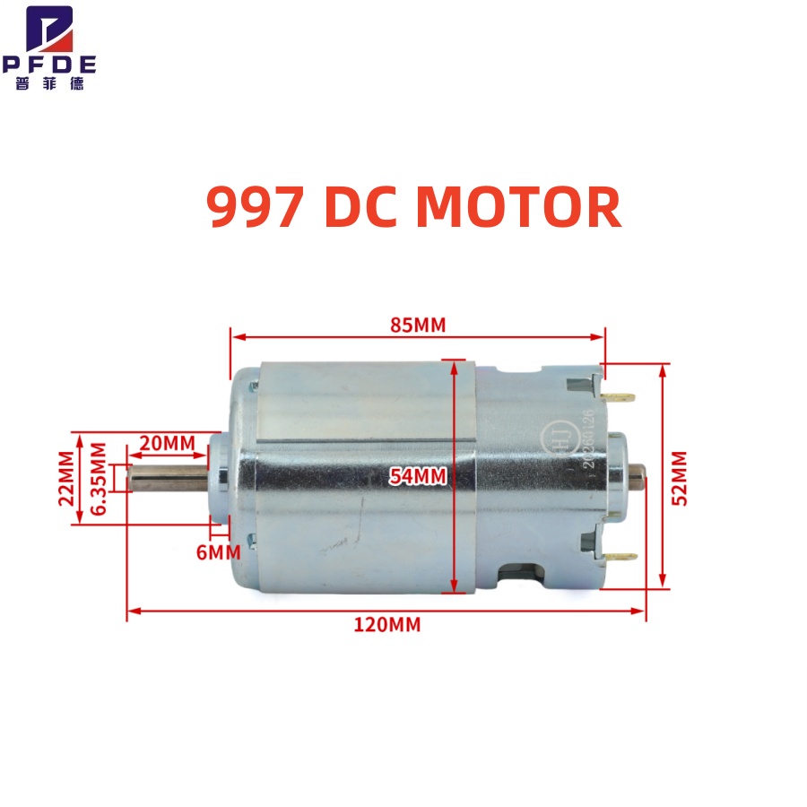 Power Tools Used - 997 DC motor high torque, high