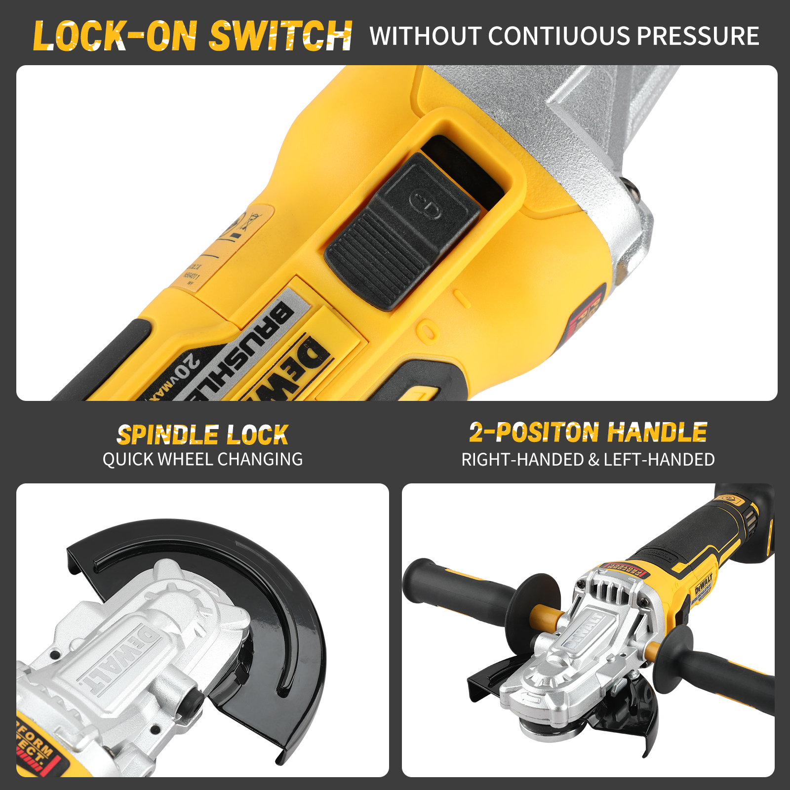 DEWALT DCG405, DCG406, DCG405F - Power Tools Used ulasan dan harga