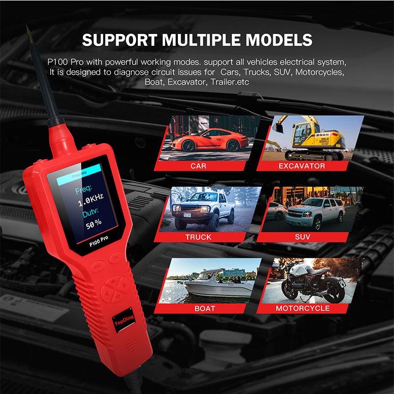 Newest Topdiag Power Probe P10 - Power Tools Red ulasan dan harga
