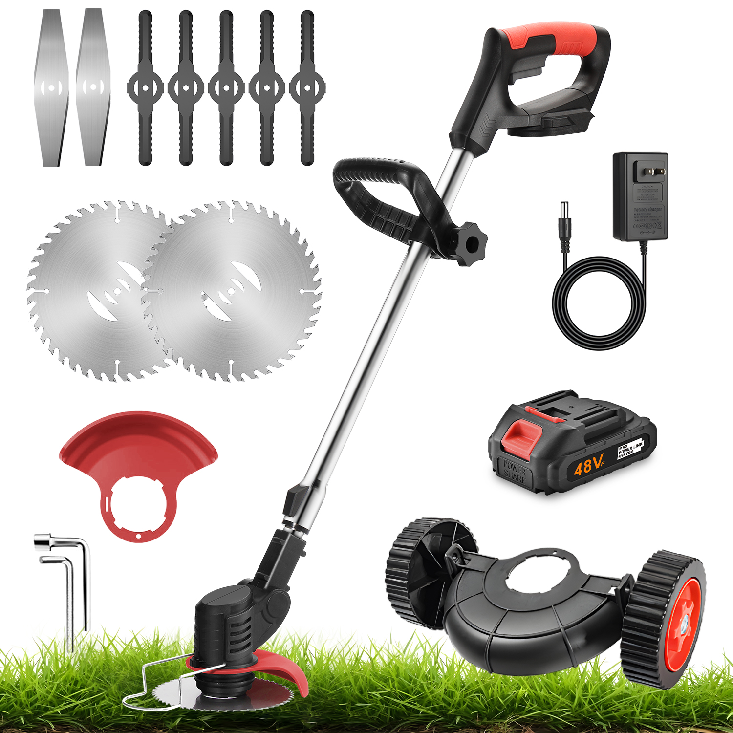 Lithium Electric Grass Trimmer - Power Tools Portable ulasan dan harga