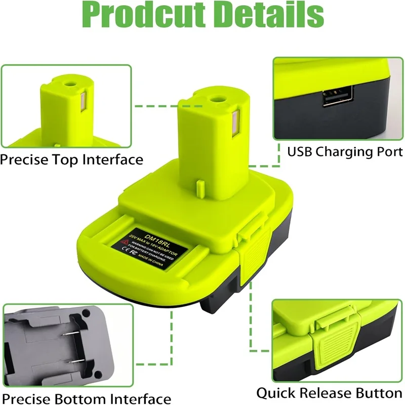 Battery Adapter Use for Ryobi  - Power Tools Aeg ulasan dan harga