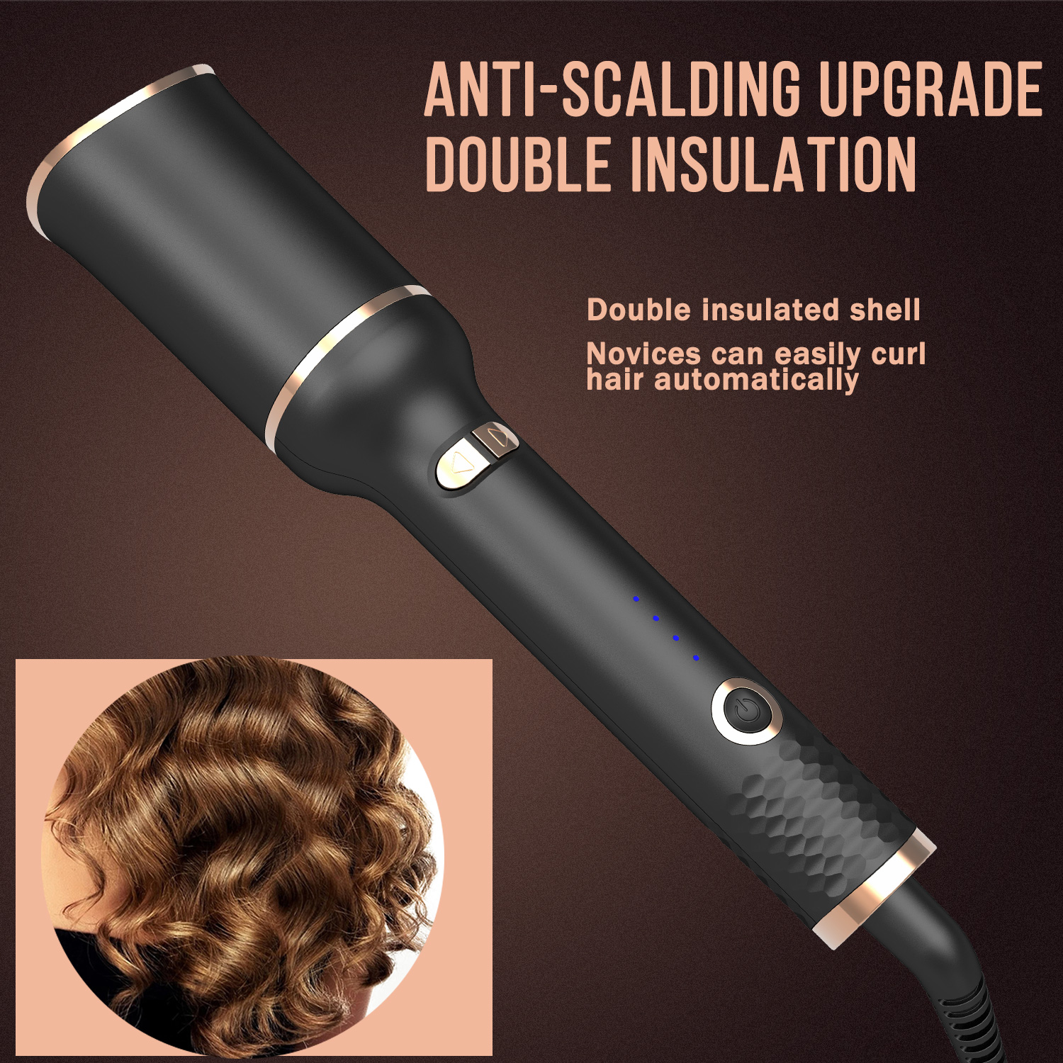 Auto Rotating Ceramic Hair Cur - Power Tools Voltage ulasan dan harga