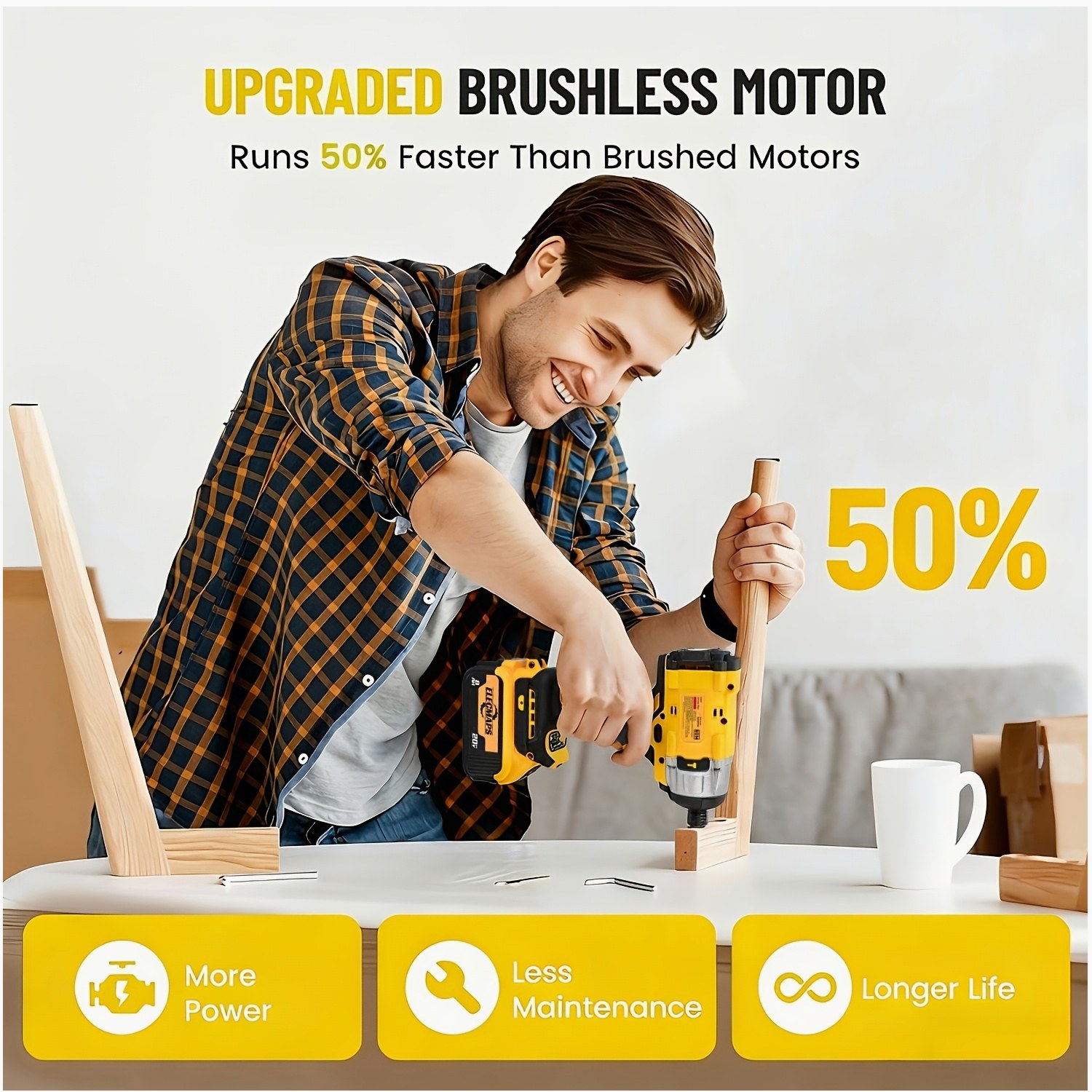 Brushless Impact Driver & Hamm - Power Tools Repairs ulasan dan harga