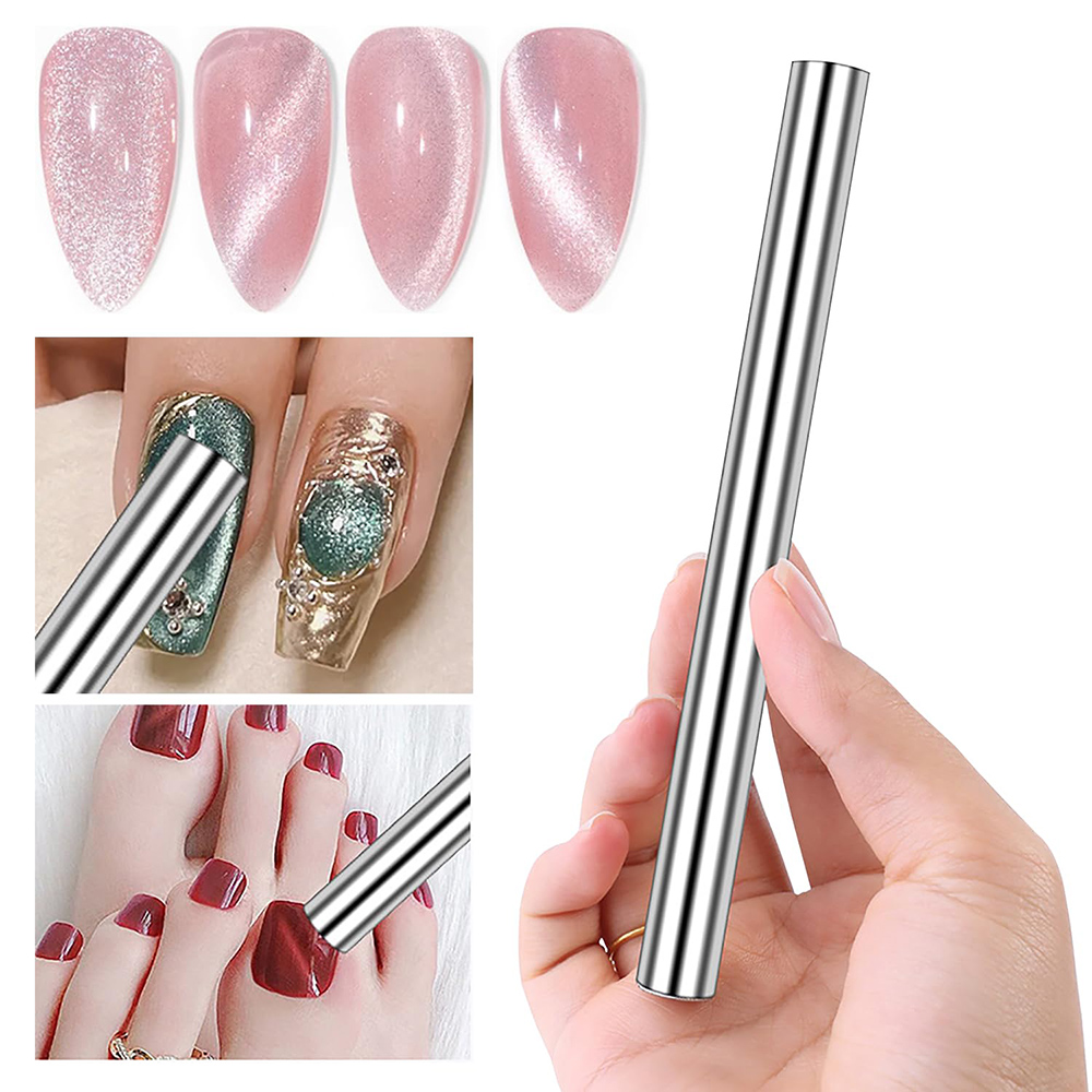Cat's Eye Glass Bead Nail Art  - Power Tools Used ulasan dan harga