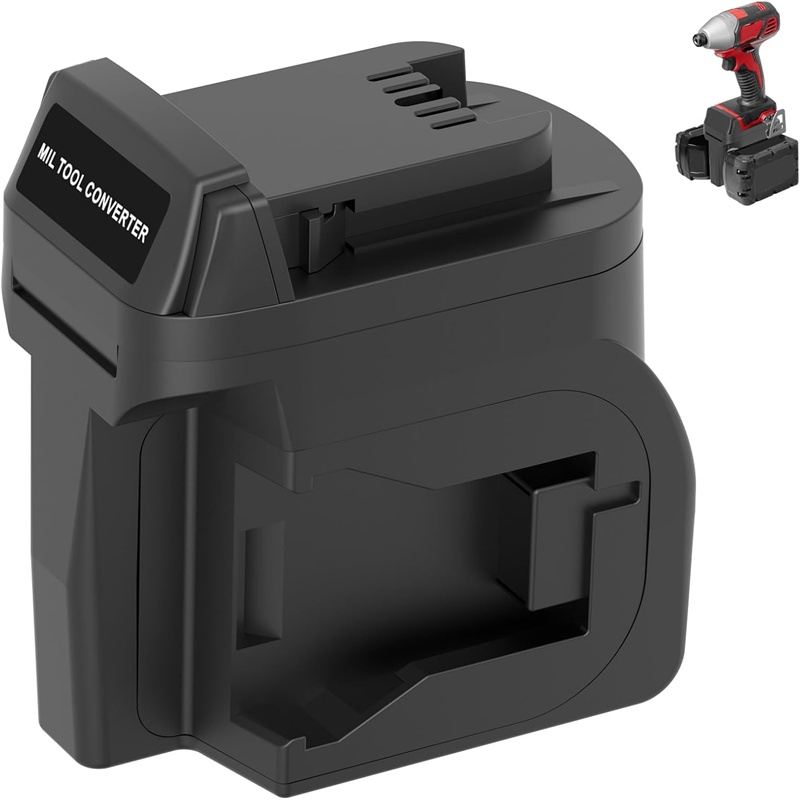 2 in 1 Battery Adapter for Mil - Power Tools Red ulasan dan harga