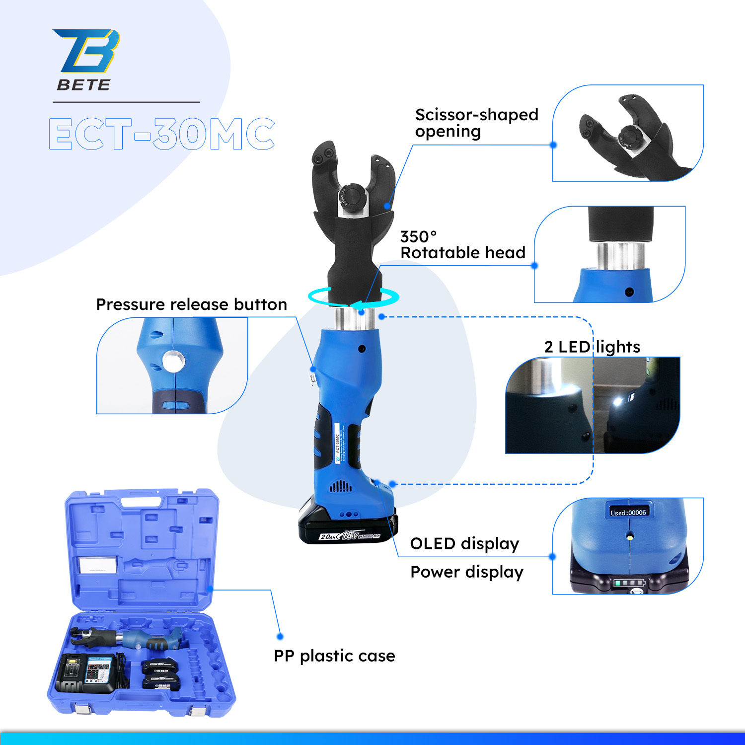 ECT-30MC Mini 6T Stoke 22MM Mi - Power Tools Hydraulic ulasan dan harga