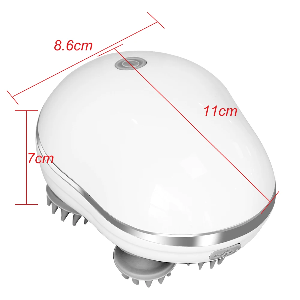 Head Scalp Massager with 4 Kne - Power Tools Red ulasan dan harga