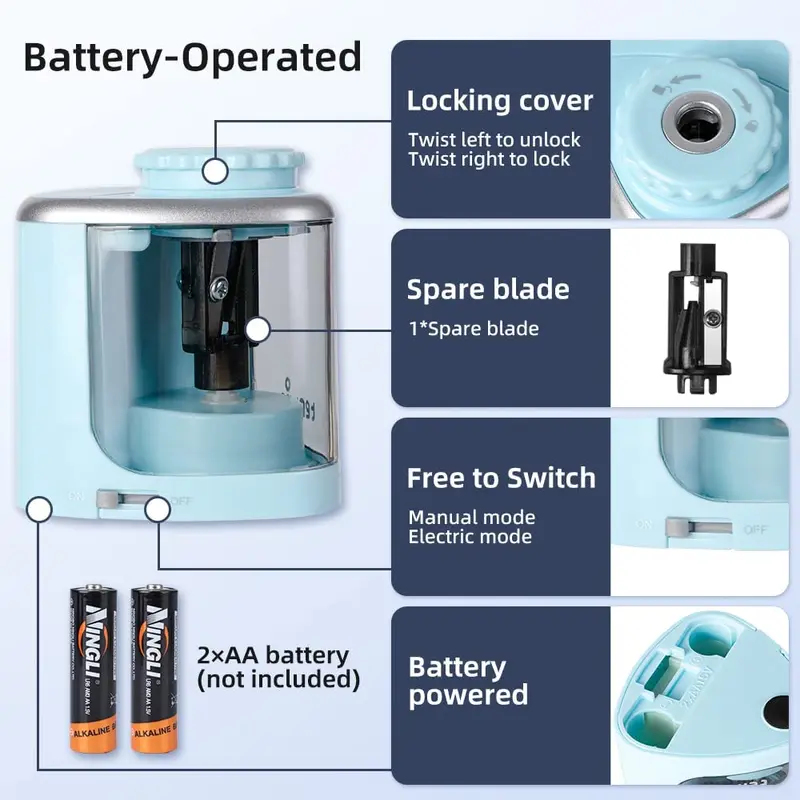 Electric Auto Pencil Sharpener - Power Tools Kids ulasan dan harga