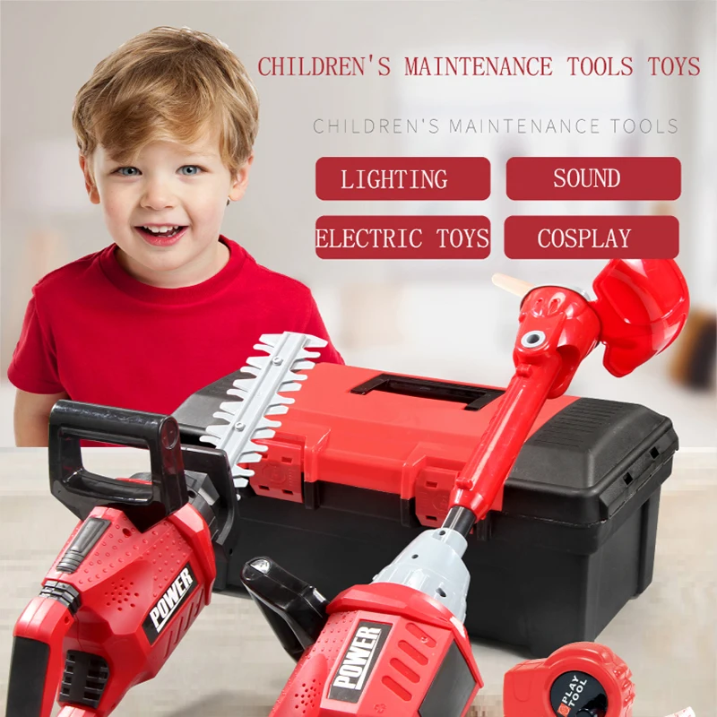 Children Electric Toolbox Pret - Power Tools Kids ulasan dan harga