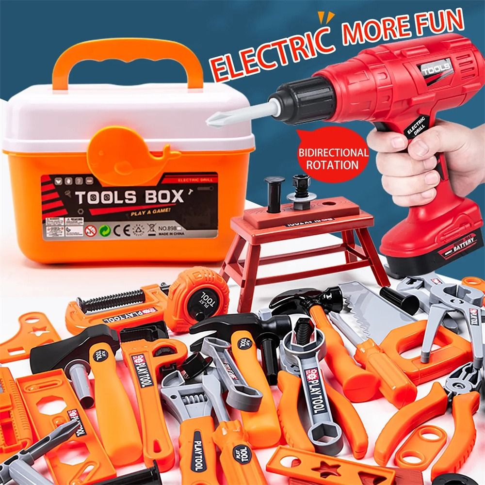 Electric Toy Drill Repair Tool - Power Tools Kids ulasan dan harga