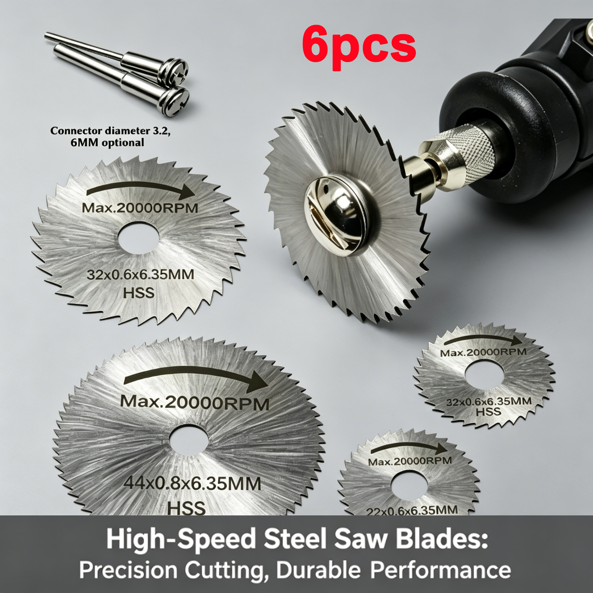 High Speed Steel Saw Disc 6Pcs - Power Tools Parts ulasan dan harga