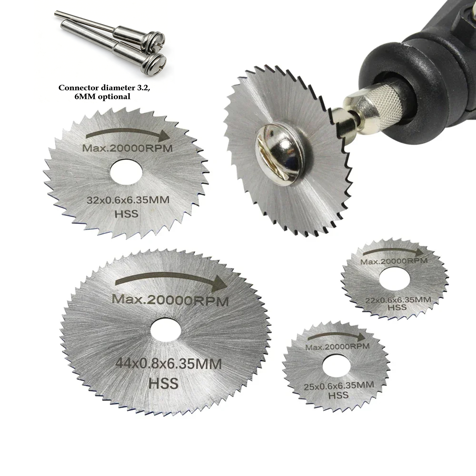 High Speed Steel Saw Disc 6Pcs - Power Tools Parts ulasan dan harga