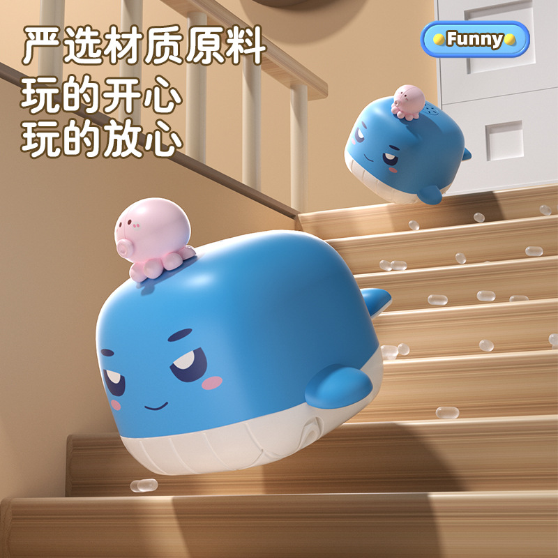 Electric Water Spray Whale Toy - Power Tools Kids ulasan dan harga