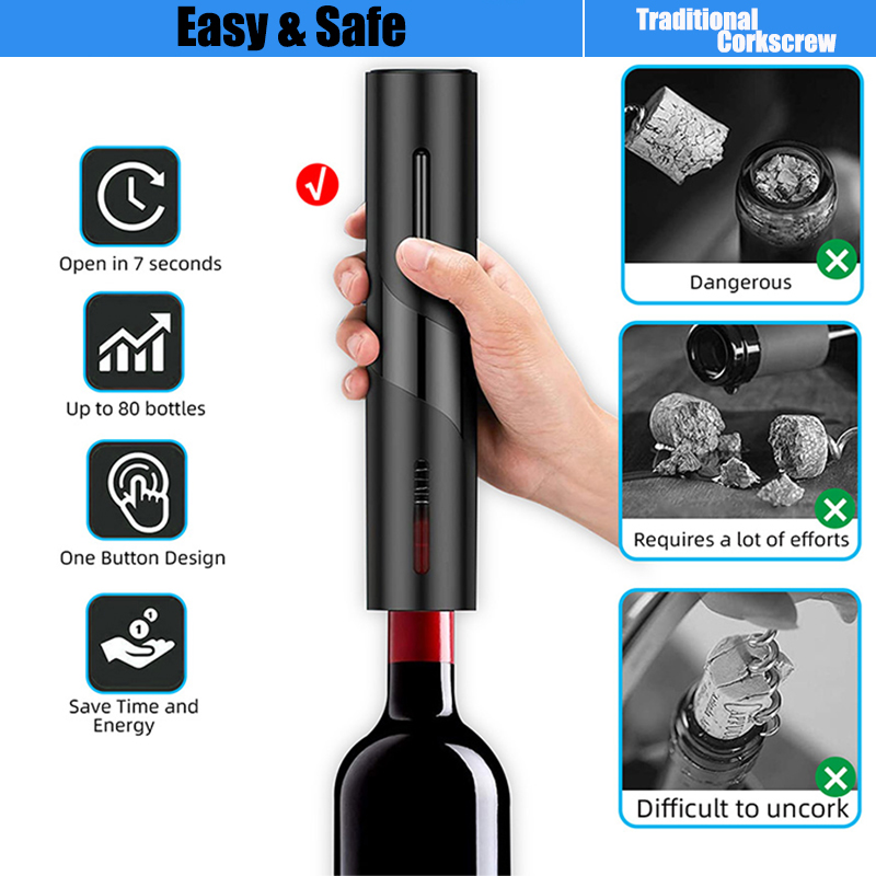 Electric Wine Bottle Opener Au - Power Tools Red ulasan dan harga