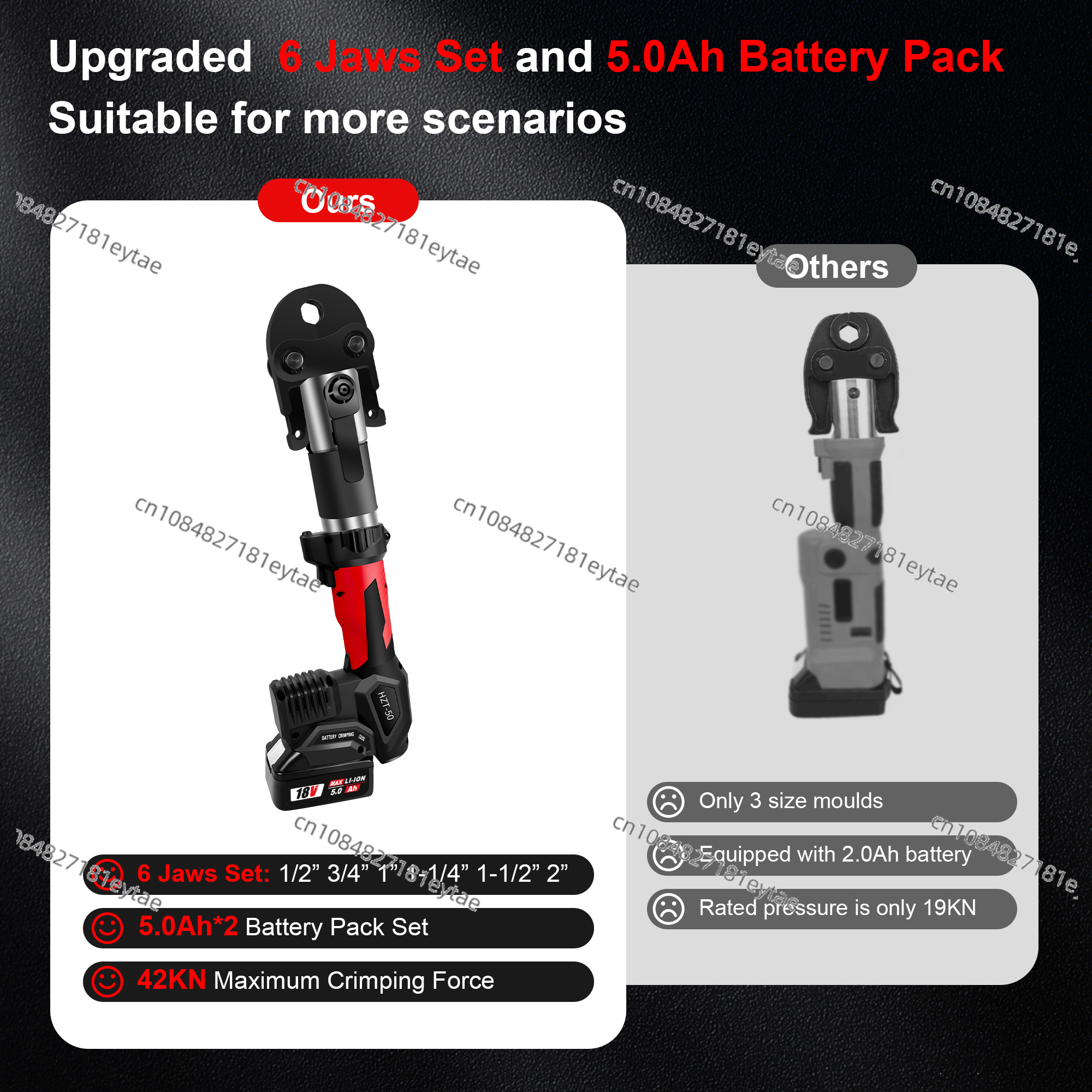 HZT-50 Rechargeable Battery Po - Power Tools Hydraulic ulasan dan harga