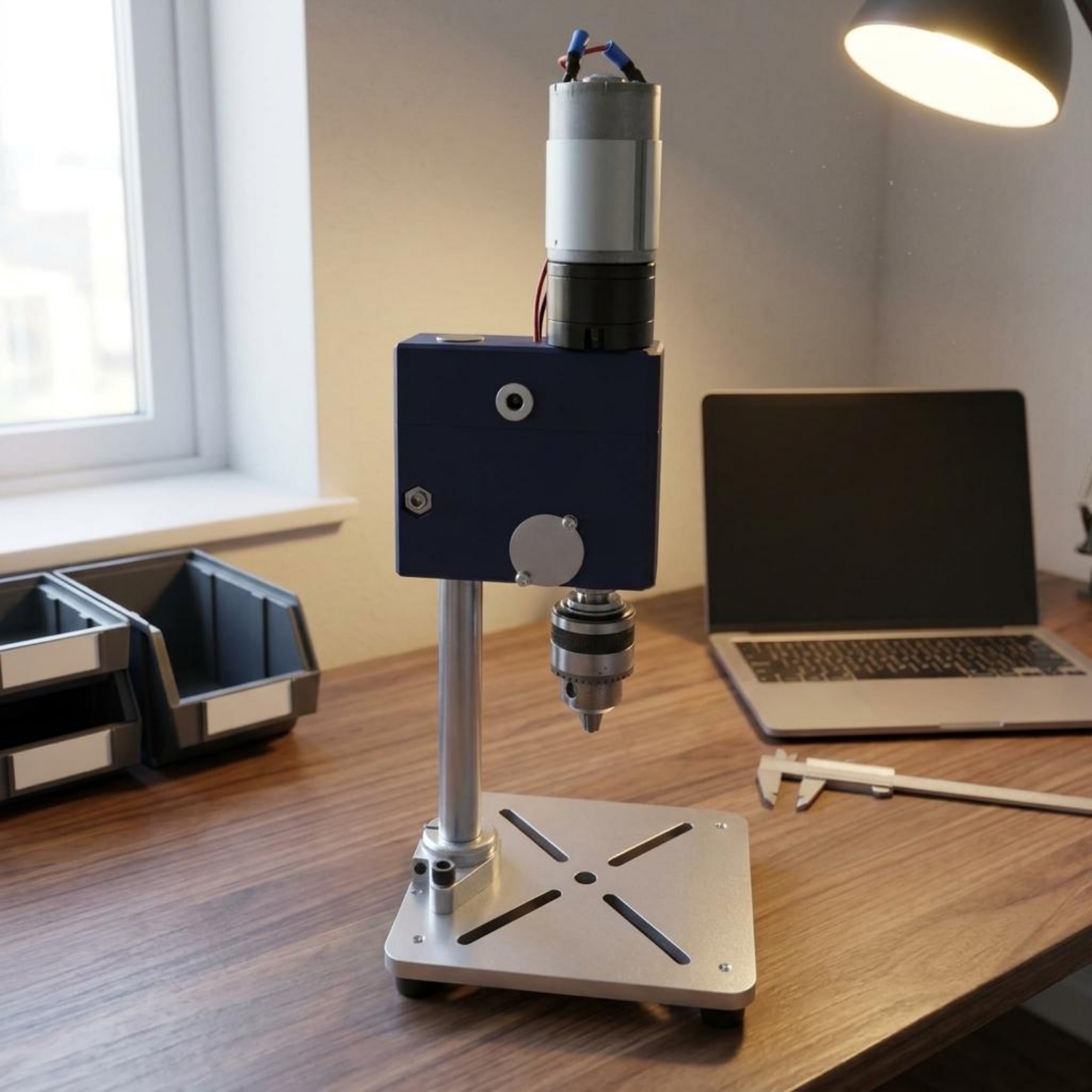 Mini Drill Press Compact Deskt - Power Tools Portable ulasan dan harga
