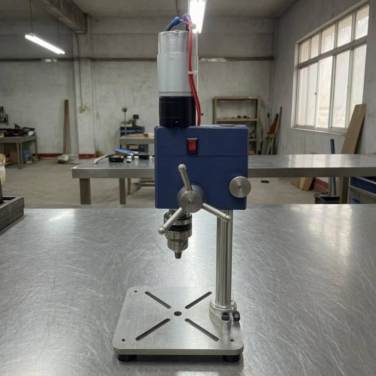 Mini Drill Press Compact Deskt - Power Tools Portable ulasan dan harga