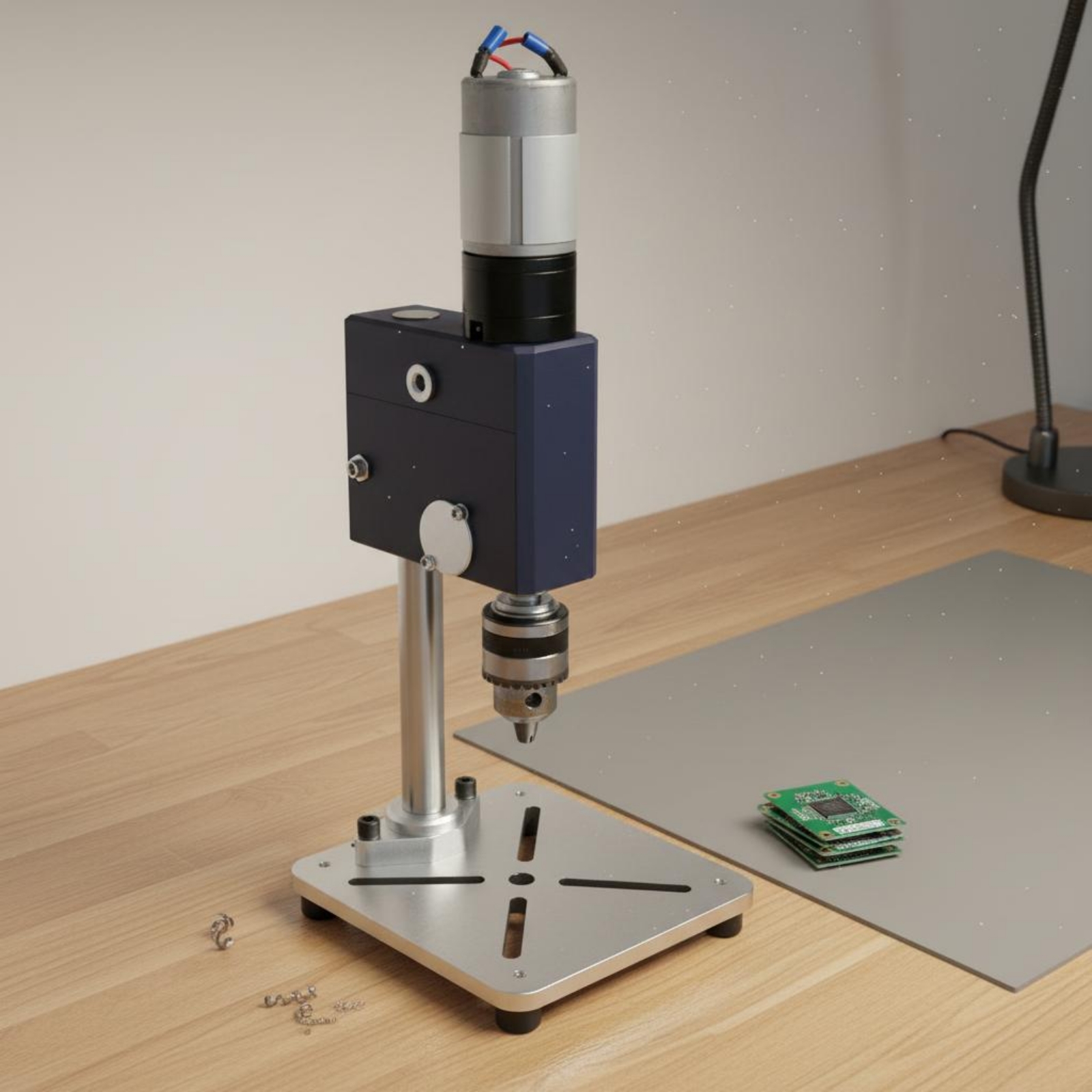 Mini Drill Press Compact Deskt - Power Tools Portable ulasan dan harga