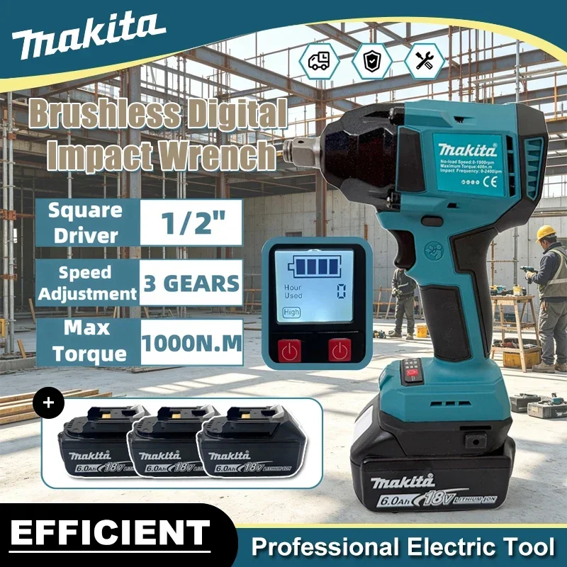 Makita Brushless Digital Displ - Power Tools Impact Wrench ulasan dan harga
