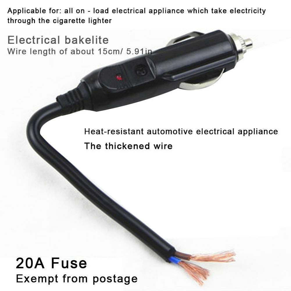 12V Fused Power Socket for Car - Power Tools Red ulasan dan harga