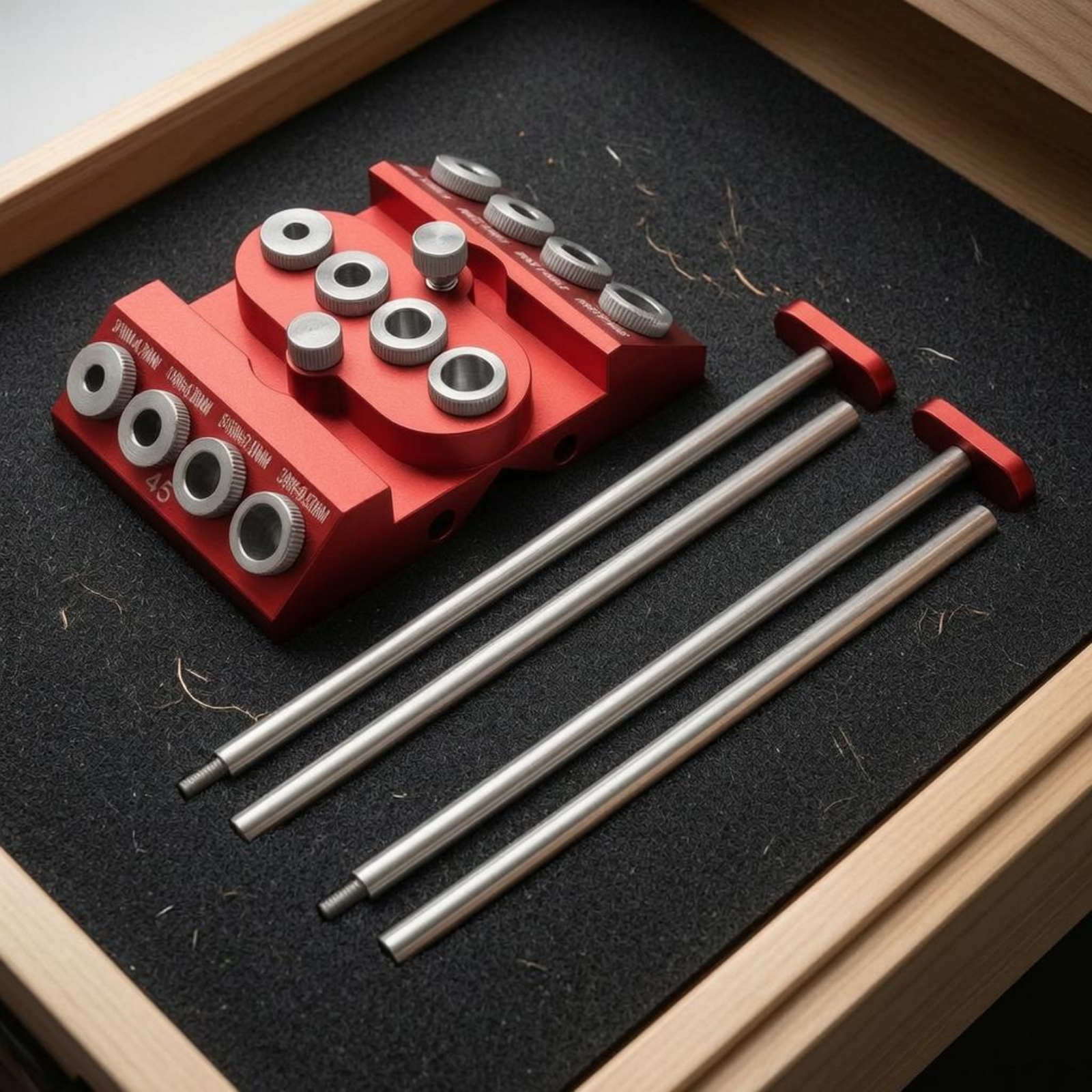 Angle Drilling Jig Compact Ang - Power Tools Red ulasan dan harga