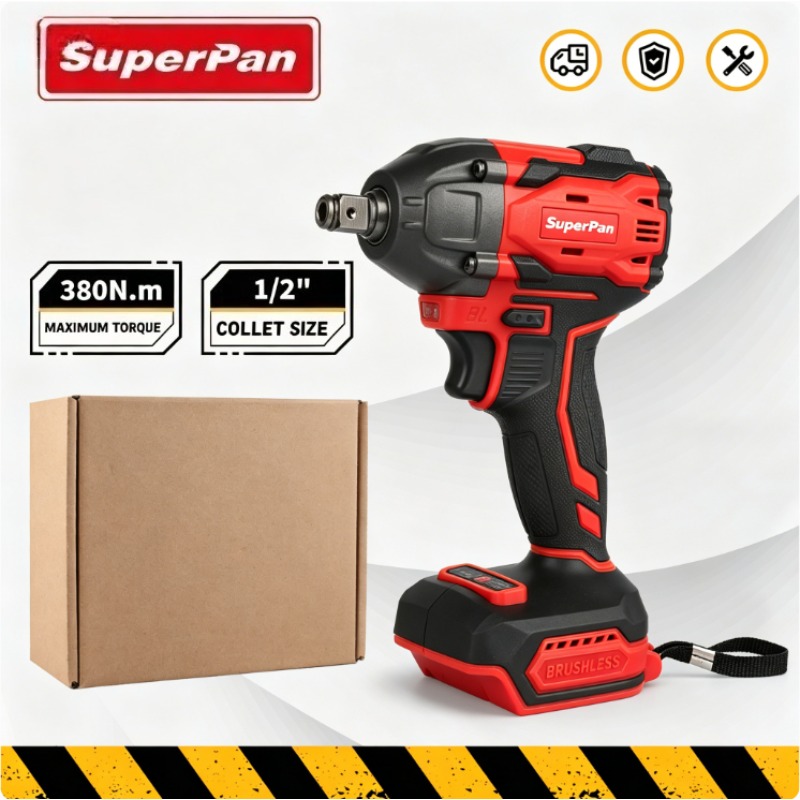 Superpan High Torque 380N.m Br - Power Tools Impact Wrench ulasan dan harga